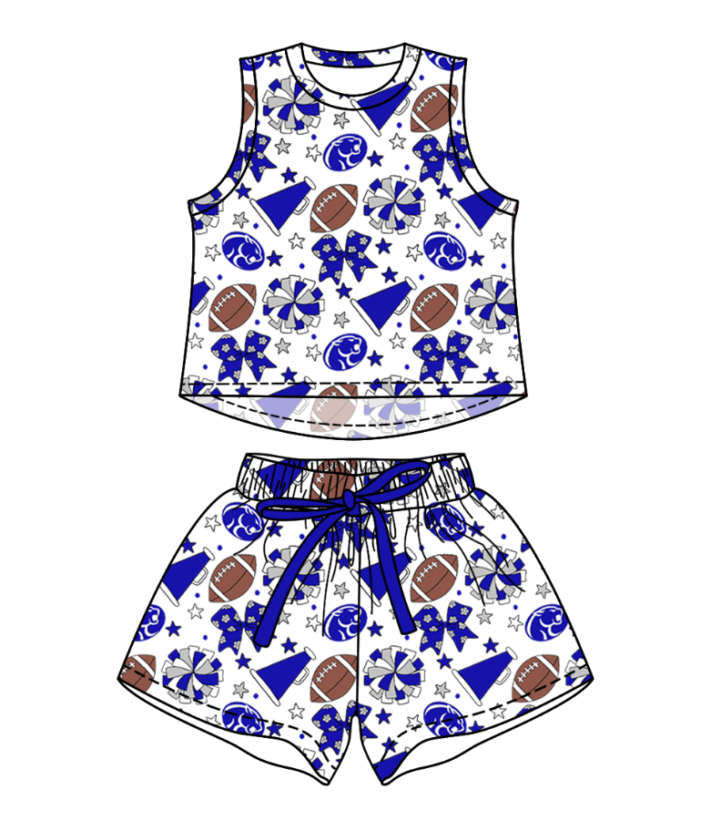 Custom moq 5 mix size milk silk summer teams Baby Girls Stars Bows Vests Top Short Yoga Active Clothes Set for Kids