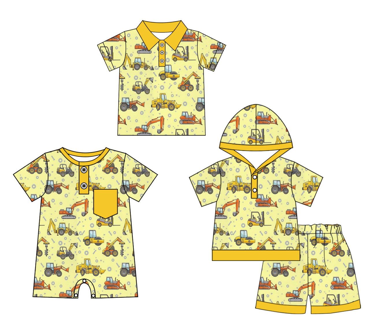 11.25 custom each style moq 5eta 4-6week Sibling Sister baby boy short sleeve shorts sets and boy romper and top match design