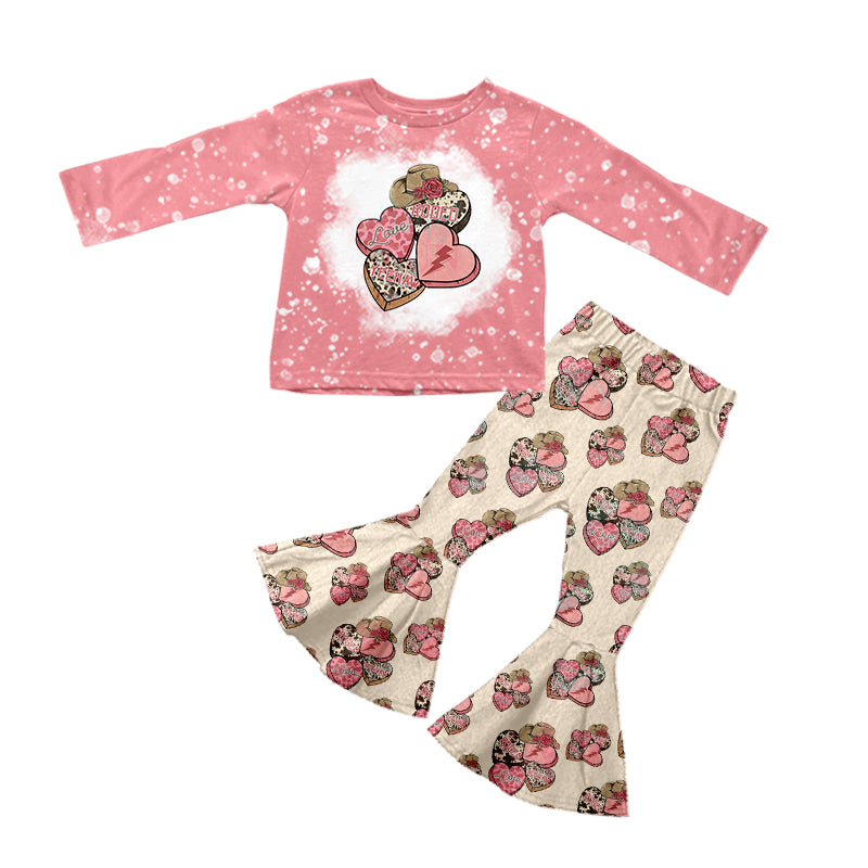 10.19 custom each style moq 5eta 4-6week Sibling love pink baby girl sets and rompers match family design