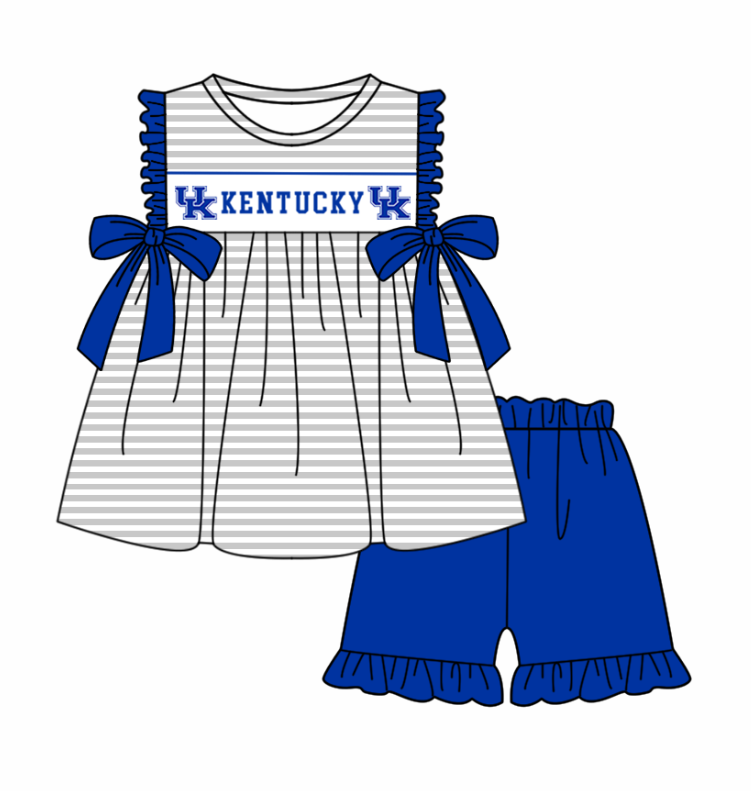 Custom moq 5 mix size milk silk summer teams baby boys girl clothes blue short sleeve shorts sets 2 and brief sets and dress and rompers 2
