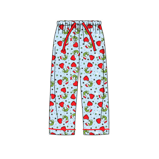 7.6 custom each style moq 5eta 4-6week adult clothes Christmas red adult man pants adult men