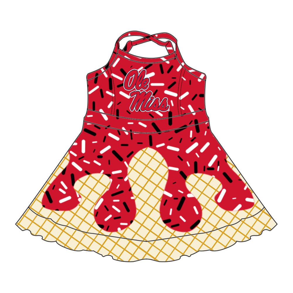 Custom summer teams baby girls clothes team red hooded long sleeve tops and short sleeve top and dress and pants and shorts-25.5.28