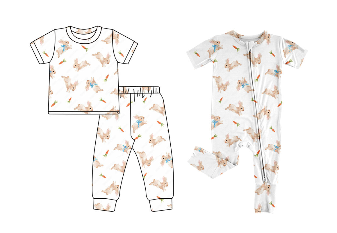 25.10.9 custom each style moq 8 eta 6-8week Sibling Sisters bunny baby boy clothes short sleeve pants sets and romper match family design