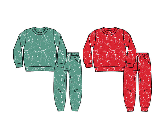 25.9.3 custom each style moq 5 eta 4-6week Sibling Sisters baby girl long sleeve pants sets 2