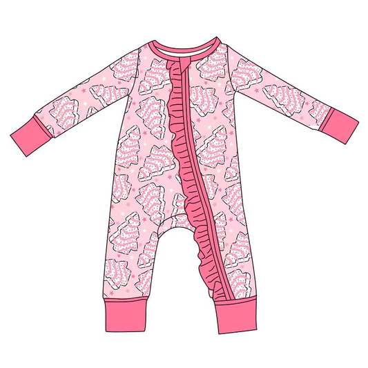 Custom moq 5 each style eta 6-7weeks baby girl clothes Christmas long sleeve romper-25.8.2