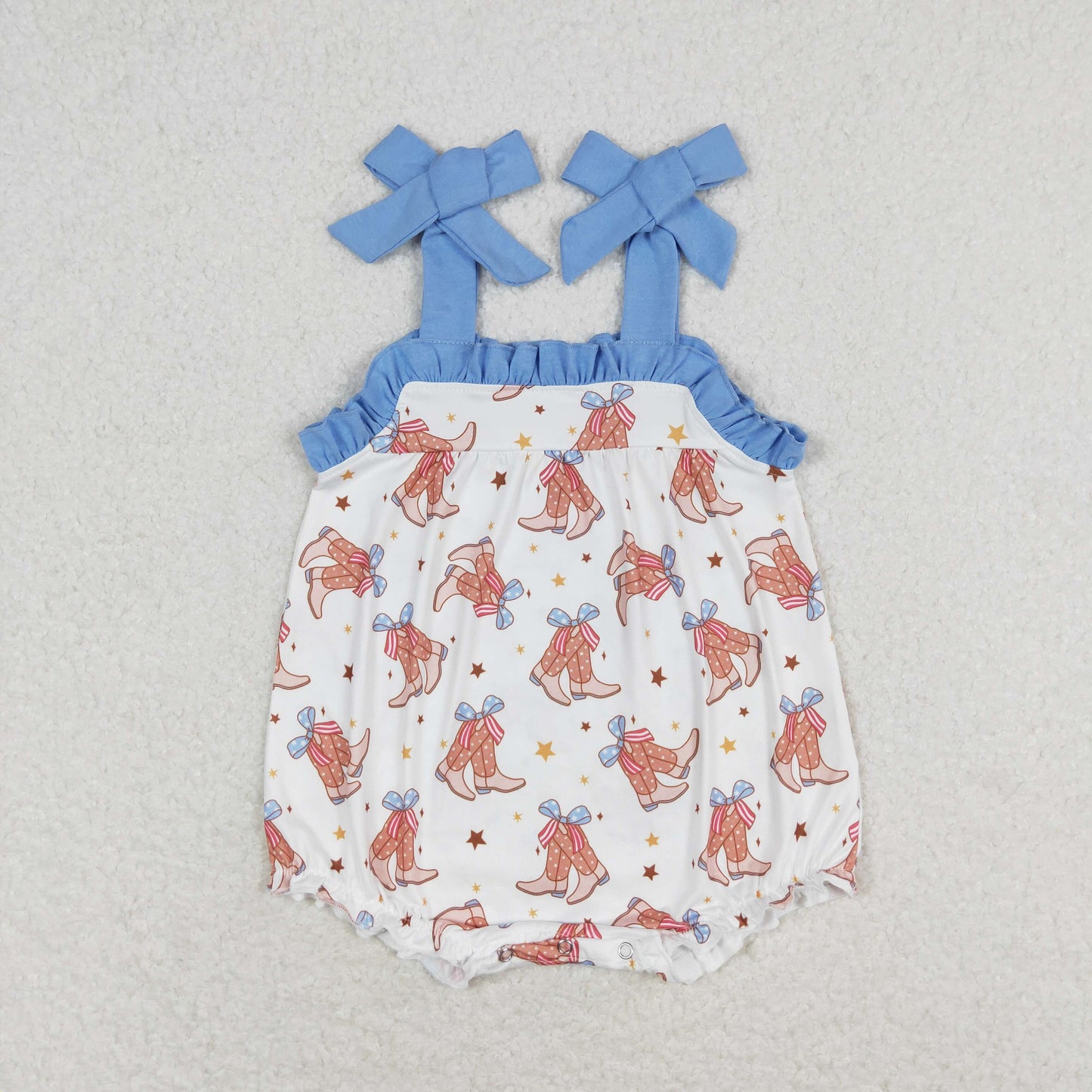 RTS baby girls clothes boots short Sleeve dress romper