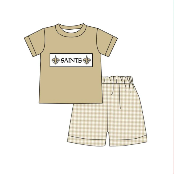 Deadline: May 15 custom no moq eta 5-6weeks saints boys sets