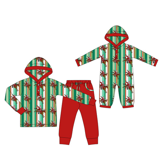 25.9.6 custom each style moq 5eta 4-6week Sibling Sisters riding horse baby boy clothes long sleeve pants sets and romper match family design