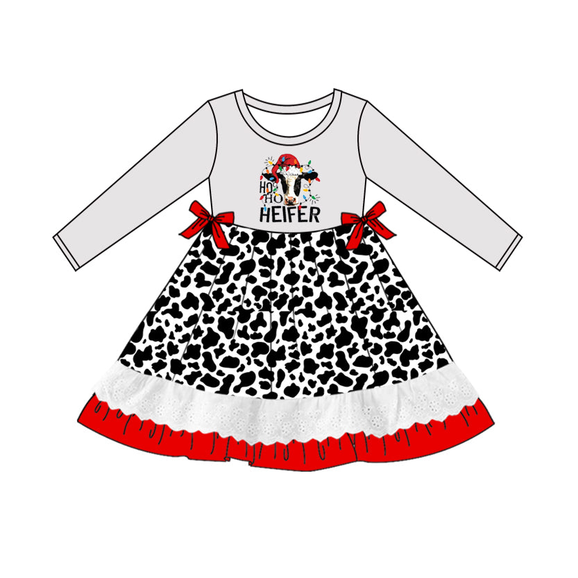 8.27 custom each style moq 5eta 4-6week Sibling Sister heifer baby girl sets and dress and rompers match family design