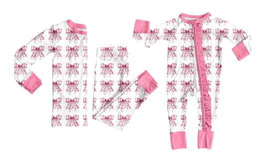 25.8.16 custom each style moq 5eta 4-6week Sibling Sister bow baby girl long sleeve pants sets and rompers match family design