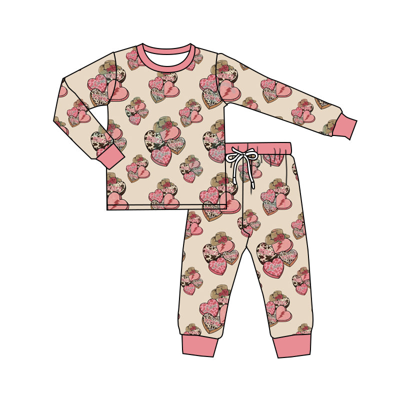 10.19 custom each style moq 5eta 4-6week Sibling love pink baby girl sets and rompers match family design
