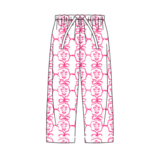 7.19 custom each style moq 5eta 4-6week adult clothes floral pink adult man pants
