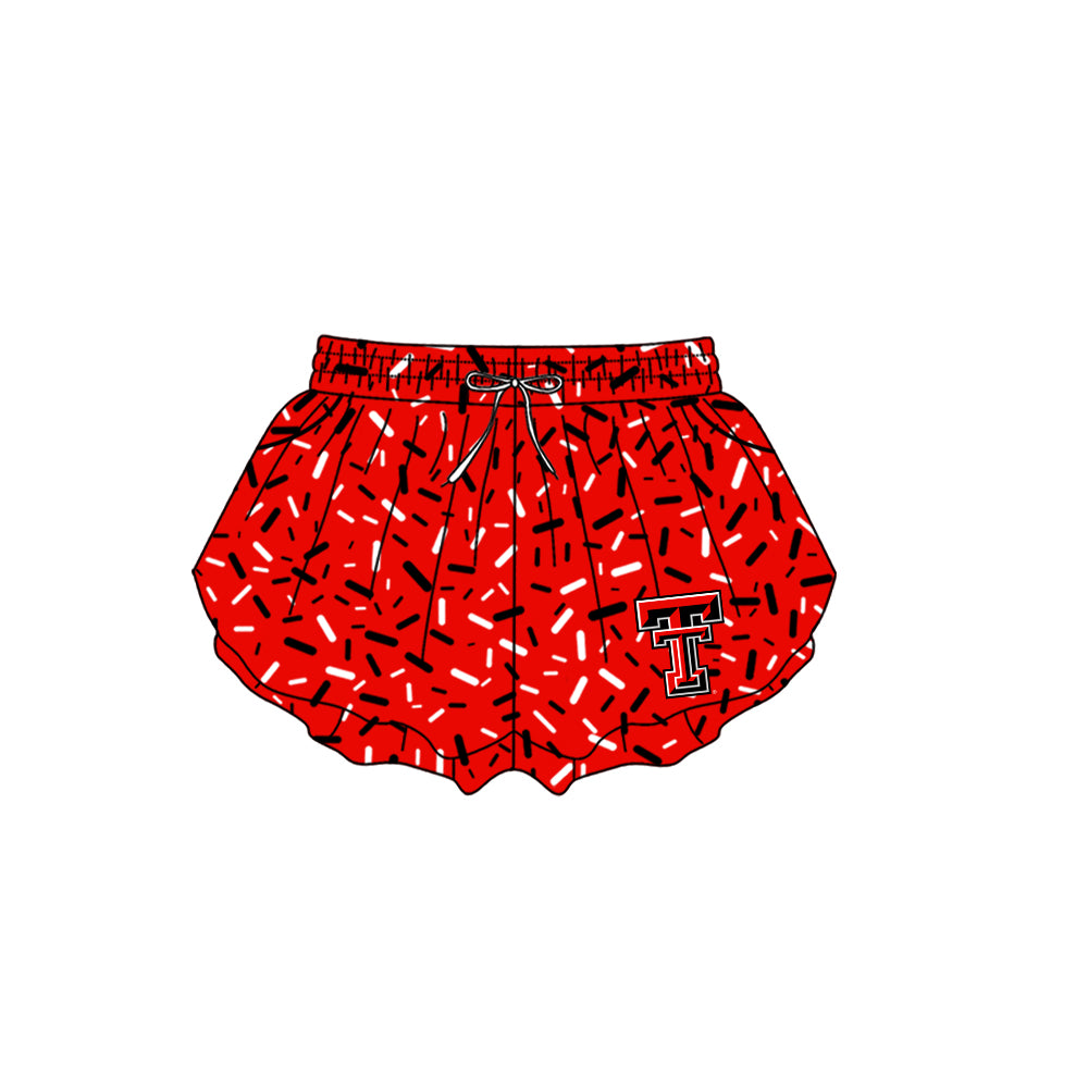 Custom moq 5 mix size milk silk summer teams Camo Hooded Short Sleeve Top Shorts Set Red  Ice Cream Drips Hooded Top with Matching Shorts For Baby