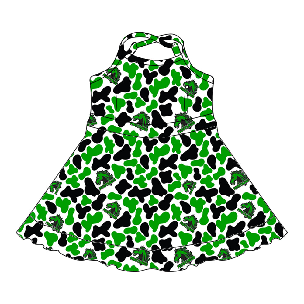 Custom moq 5 mix size milk silk summer teams baby girls clothes camouflage green hooded long sleeve pants sets and skirts sets and dress and jumpsuit and top-25.8.6