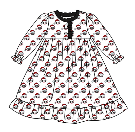 custom moq 5 tat about 4-6 weeks Girls long sleeve button nightdress