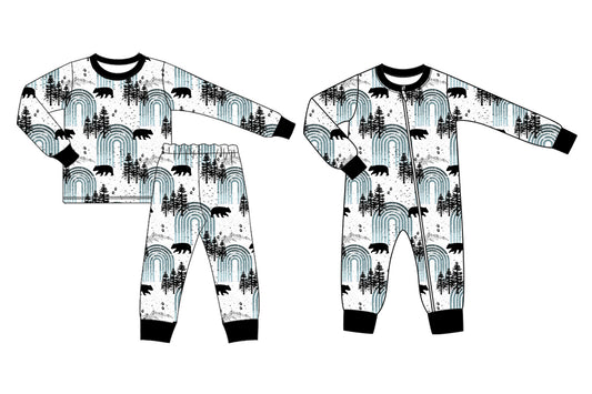 25.6.25 custom each style moq 5eta 4-6week Sibling Sisters Christmas baby boy long sleeve pants sets and rompers match family design