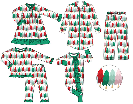 25.8.15 custom each style moq 5eta 4-6week Sibling Sisters Christmas baby girl long sleeve pants sets and adult top and adult pants and romper and dress match family design