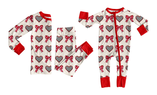 25.9.19 custom each style moq 8 eta 6-8week Sibling Sisters love bow baby girl clothes long sleeve pants sets and romper match family design
