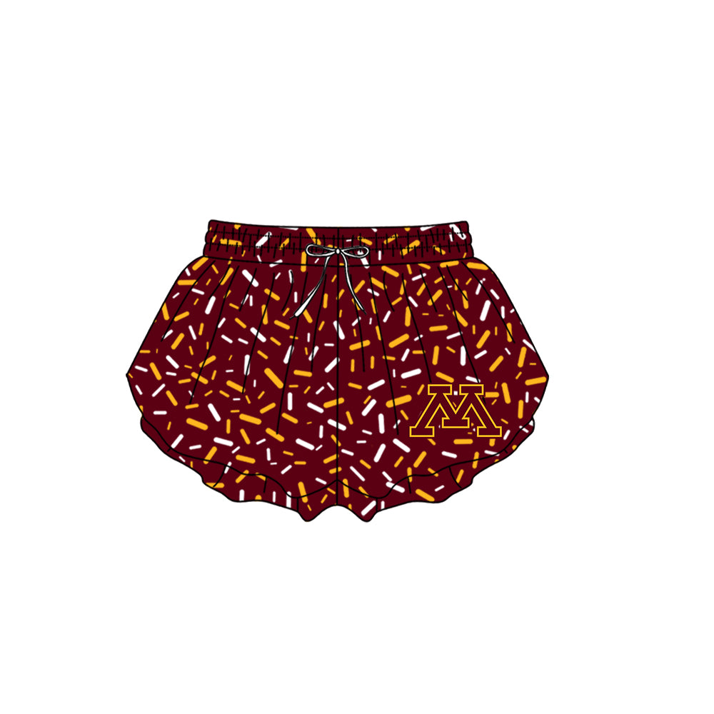 Custom moq 5 mix size milk silk summer teams Camo Hooded Short Sleeve Top Shorts Set Ice Cream Drips Dark Red Hooded Top with Matching Shorts For Kids