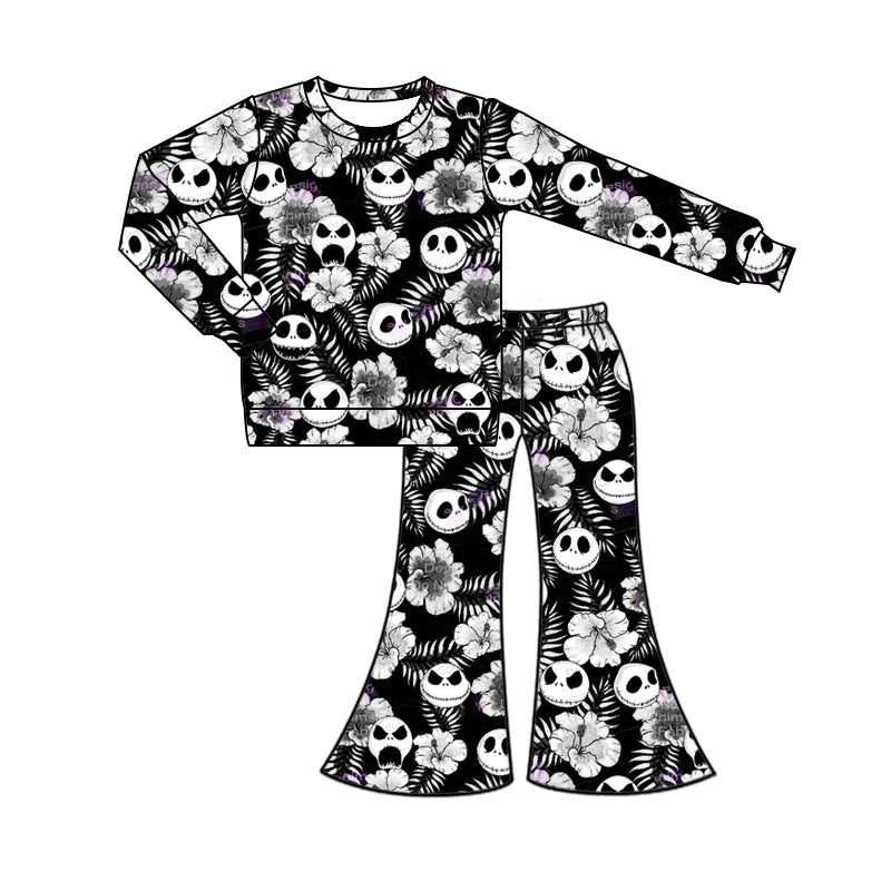 8.16 custom each style moq 5eta 4-6week Sibling Sister flowen black baby girl sets and rompers match family design