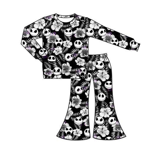 8.16 custom each style moq 5eta 4-6week Sibling Sister flowen black baby girl sets and rompers match family design
