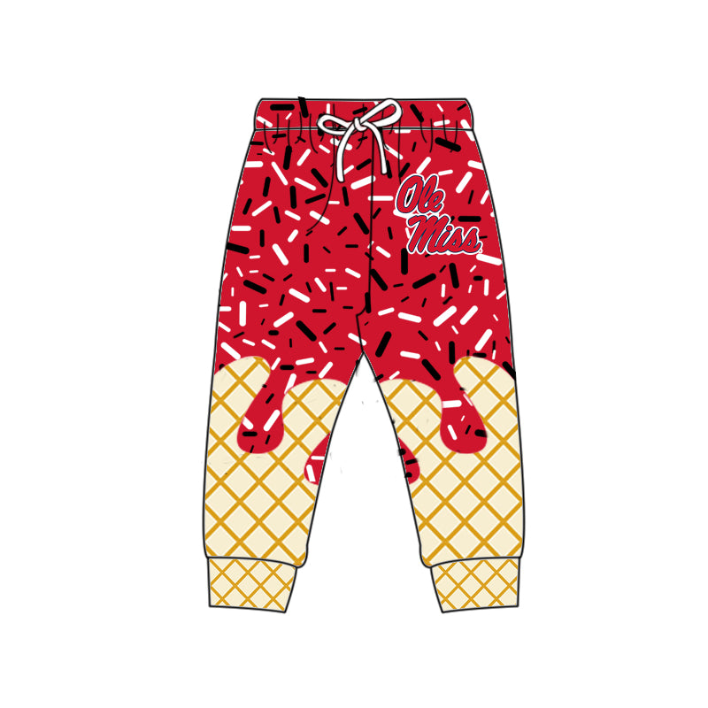 Custom summer teams baby girls clothes team red hooded long sleeve tops and short sleeve top and dress and pants and shorts-25.5.28
