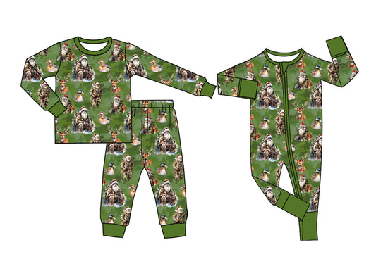 25.8.5 custom each style moq 5eta 4-6week Sibling Sister Christmas green baby boy long sleeve pants sets and rompers match family design