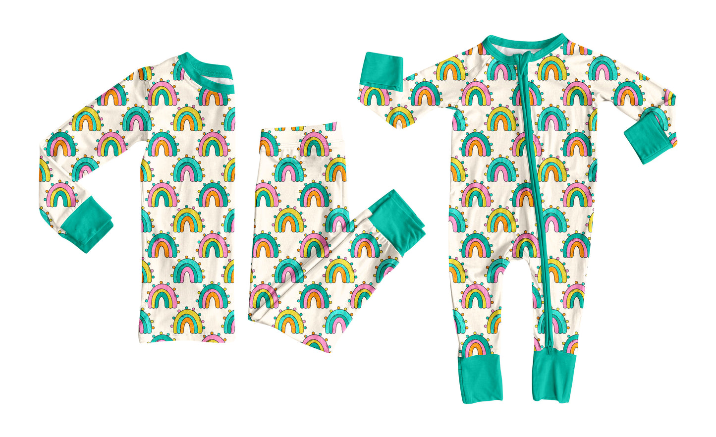 25.8.19 custom each style moq 5eta 4-6week Sibling Sister rainbow baby boy long sleeve pants sets and rompers match family design