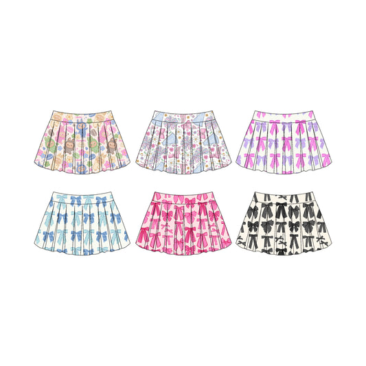 4.2 custom each style moq 5eta 4-6week Sibling Sister baby girls clothes skirt 1 and skirt 6 match family design
