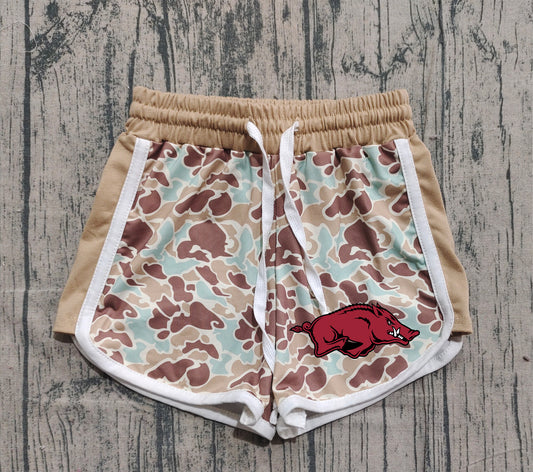 Custom moq 5 mix size milk silk baby kids clothes team camouflage summer shorts-25.11.20