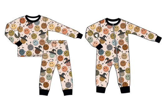 25.6.23 custom each style moq 5eta 4-6week Sibling Sisters smiley baby girl long sleeve pants sets and rompers match family design