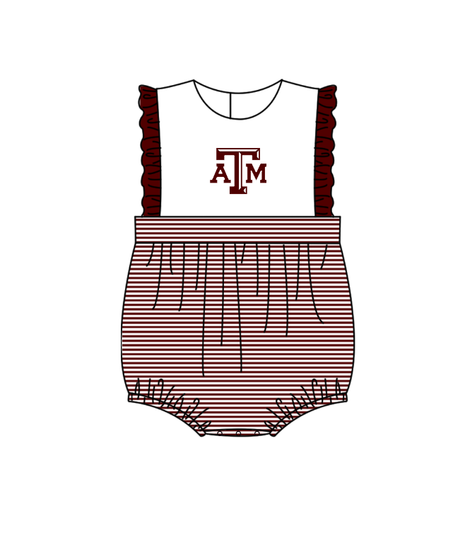 Custom moq 5 mix size milk silk summer teams Baby Boys And Girls Dark Red Short-Sleeved Shirt And Shorts Set Matching Striped Rompers Outfit Set