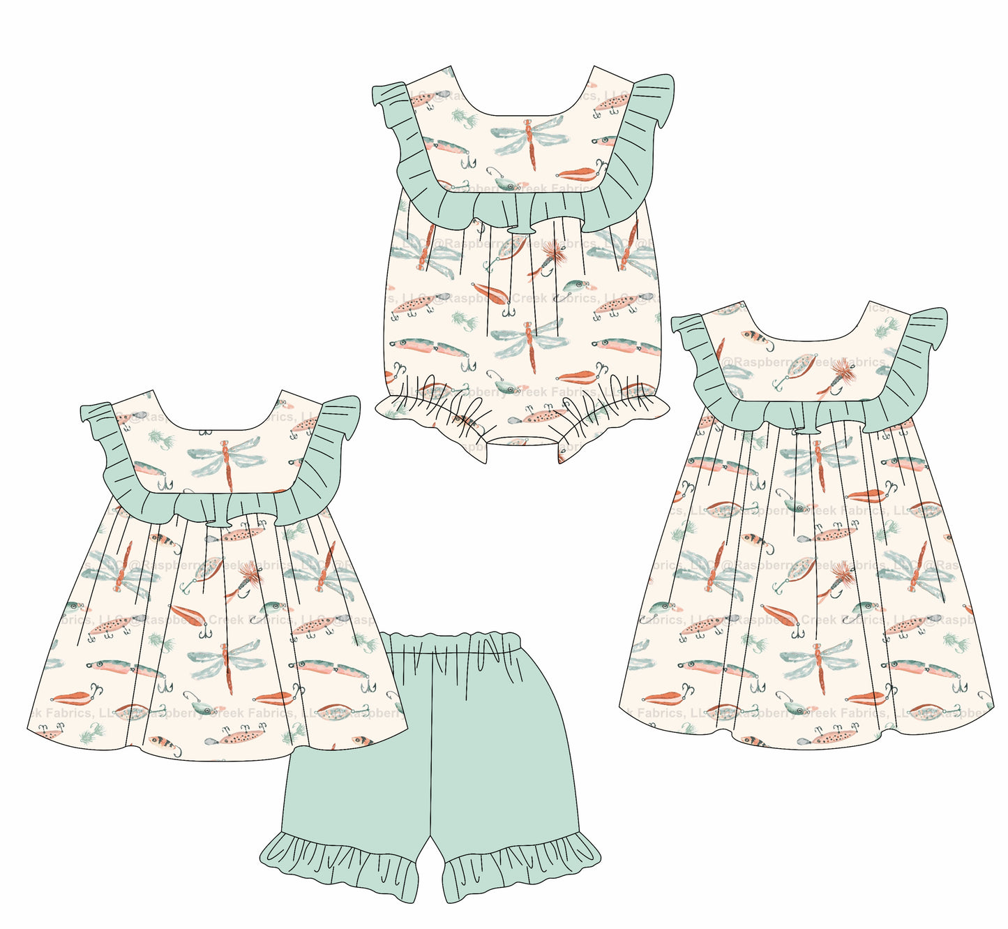 4.11 custom each style moq 5eta 4-6week Sibling Sisters baby girl short sleeve shorts sets and dress and rompers match family design