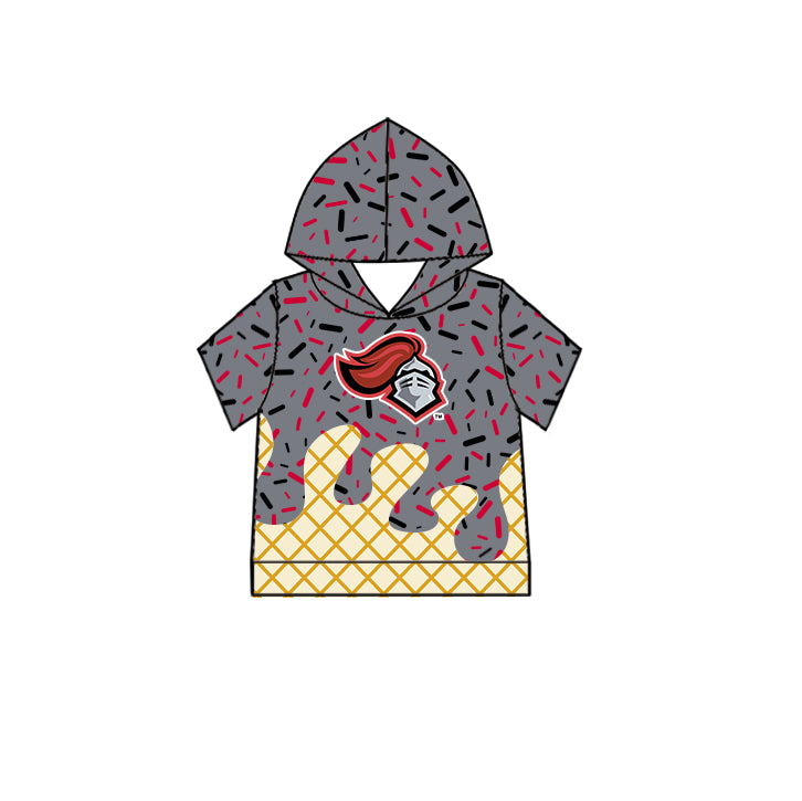 Custom summer teams baby girls clothes team hooded long sleeve tops and short sleeve top and dress and pants and shorts-25.6.2