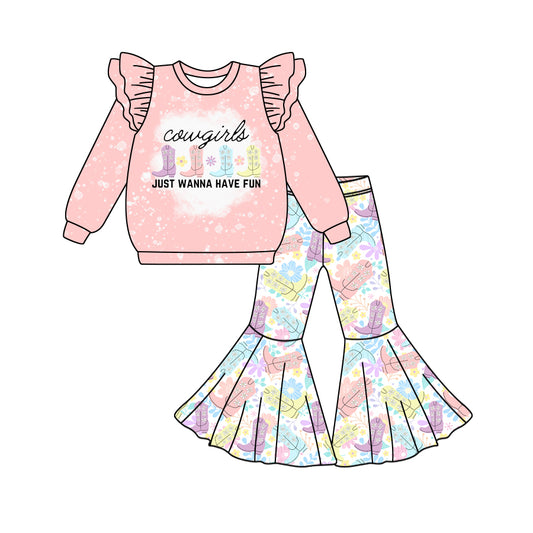 6.17 custom each style moq 5eta 4-6week Sibling Sister boots pink baby girls sets and dress and baby romper match family design