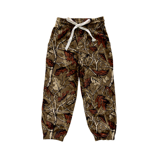 7.12 custom each style moq 5 eta 4-6week baby boys clothes camouflage branches long pants
