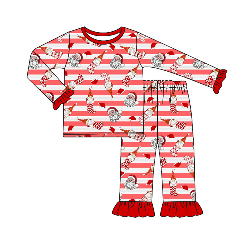 9.2 custom each style moq 5eta 4-6week Sibling Sister Christmas red baby girls sets and rompers match family design