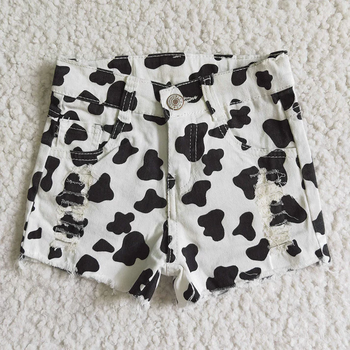 RTS NO MOQ Sibling baby girl boys clothes summer jeans shorts