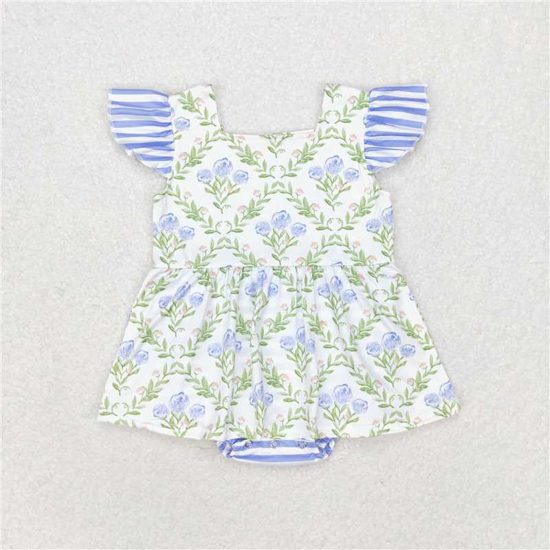 Baby Boys Shirt Shorts Summer floral Rompers Outfits Clothes Sets