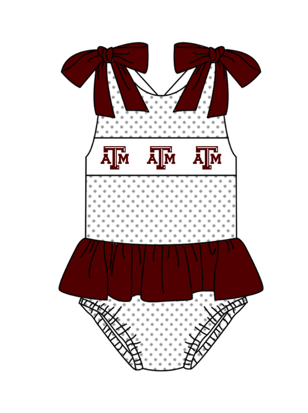 Custom moq 5 mix size milk silk summer teams Boy's Dark Red Short Sleeved Top Plaid Shorts Set Girl's Short-Sleeved Set with Matching Swimsuits Adult Shorts