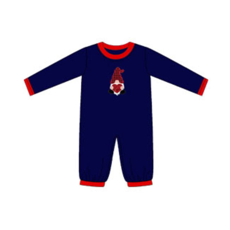 5.20custom each style moq 5eta 4-5week Sibling Sister Christmas style Santa Claus print dark blue girls and boys outfits and baby romper match family design