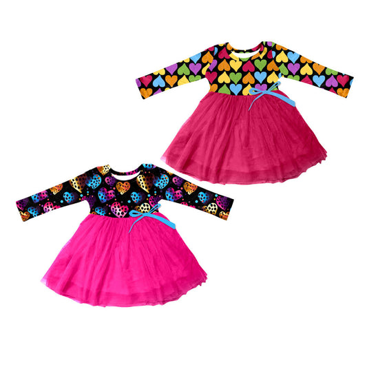 25.9.11 custom each style moq 5eta 4-6week Sibling Sisters baby girl long sleeve dresses 2 match family design