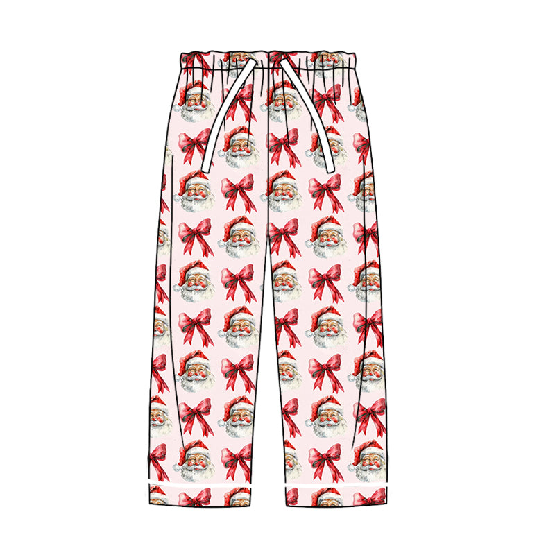 7.22 custom each style moq 5eta 4-6week adult clothes Christmas red adult man pants
