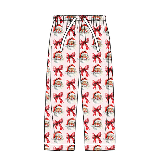 7.22 custom each style moq 5eta 4-6week adult clothes Christmas red adult man pants