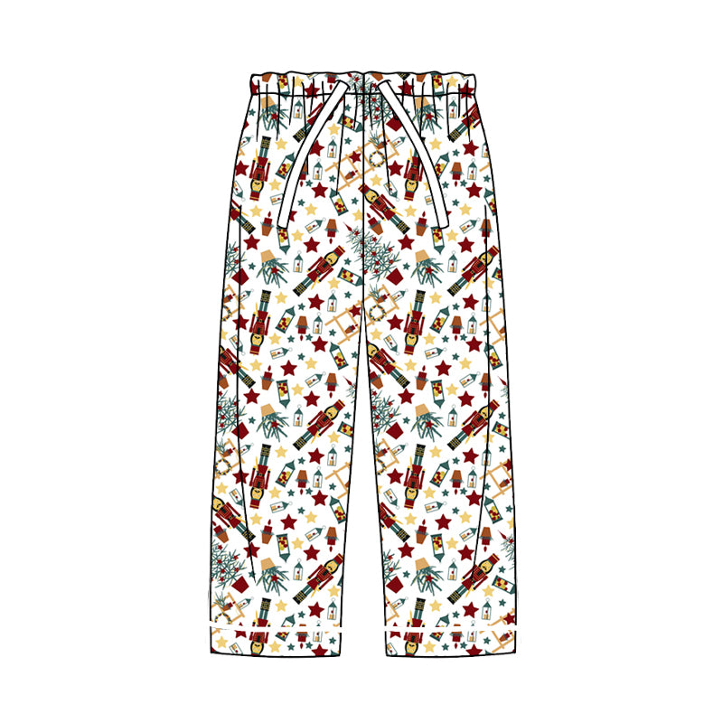 7.9 custom each style moq 5eta 4-6week adult clothes Christmas adult man pants