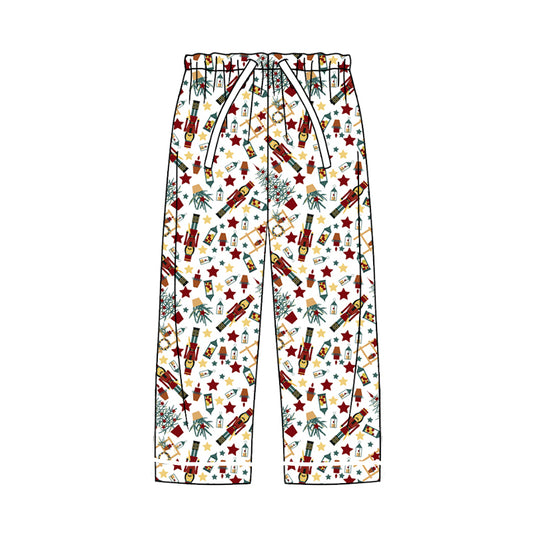 7.9 custom each style moq 5eta 4-6week adult clothes Christmas adult man pants