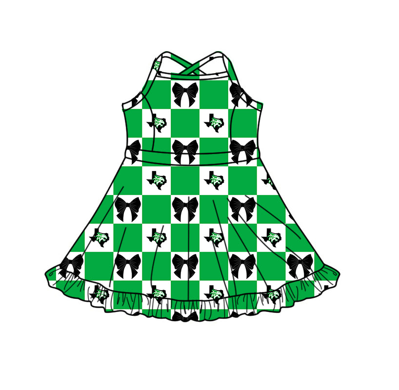 Custom moq 5 mix size milk silk summer teams Baby Girl Green Sleeveless Top Skirts Set Dress And Shorts Yoga Outfit Boy's Short-Sleeved Polo Shirt And Romper