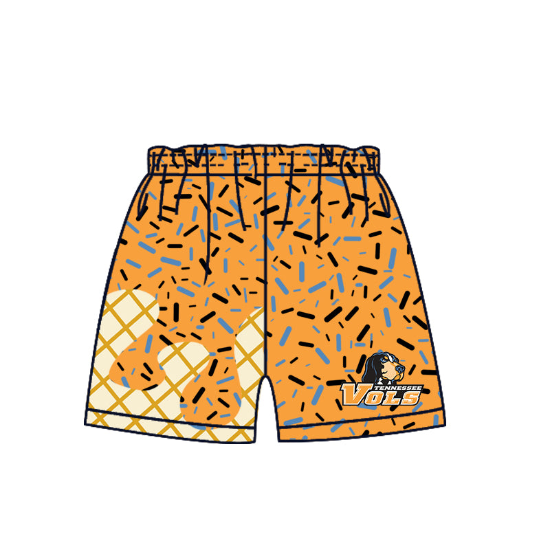 Custom moq 5 mix size milk silk baby girls clothes team orange hooded long sleeve tops and skirt and dress and shorts 1 and shorts 2-25.7.3