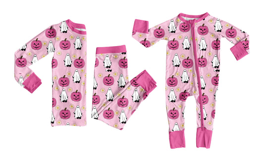 25.8.1 custom each style moq 5eta 4-6week Sibling Sister pumpkin baby girl long sleeve pants sets and rompers match family design