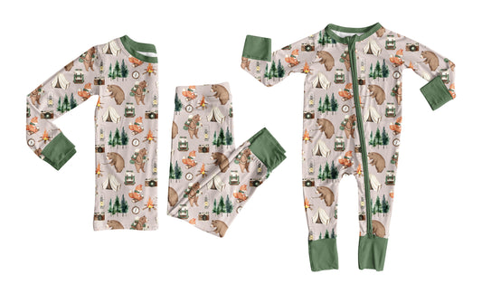 25.8.26 custom each style moq 5eta 4-6week Sibling Sisters Christmas trees baby boy clothes long sleeve pants sets and romper match family design